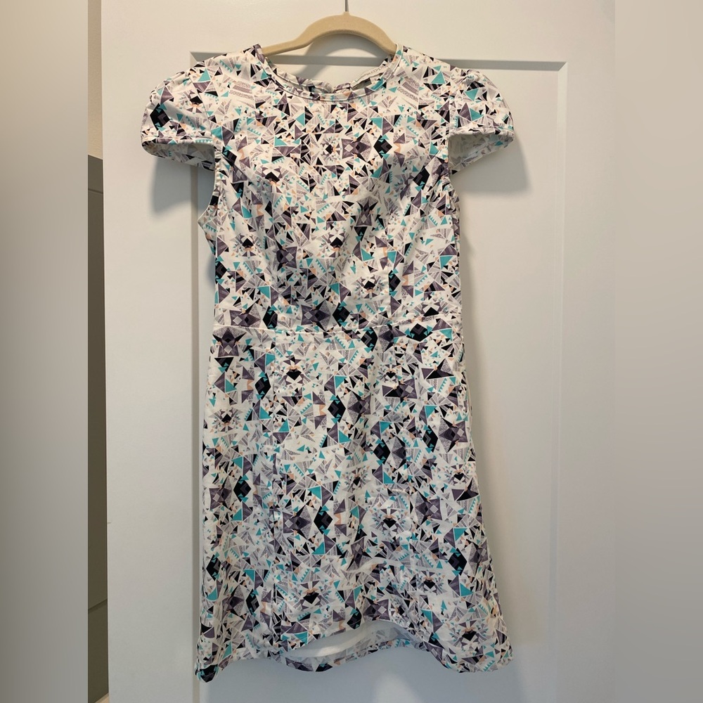 Mini dress with cool open back!
